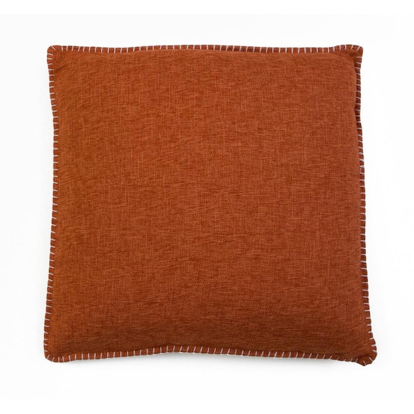 Decor Therapy Georgetown 20 x 20 Umber Chunky Weave Throw Pillow (Set of 2)