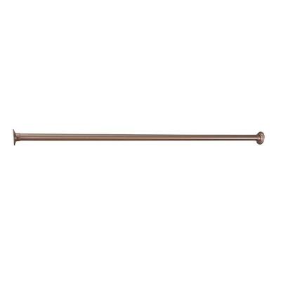 48 in. Straight Shower Rod in Brushed Nickel