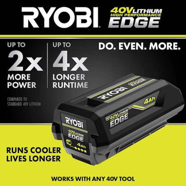 40V Lithium-Ion 4.0 Ah High Performance EDGE Battery (2-Pack)