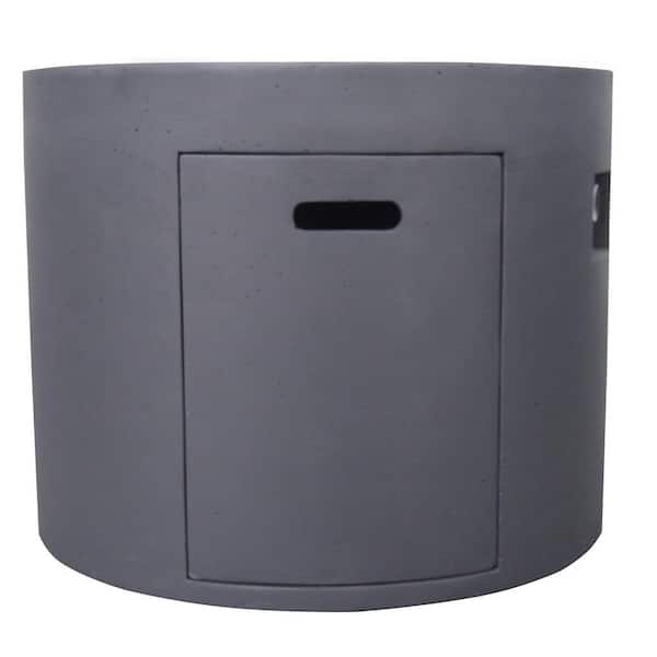 31 in. 40000 BTU Dark Gray Mgo Fire Pit