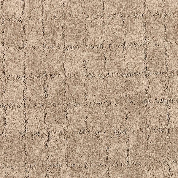 Home Decorators Collection Posh Patterns Elegant Beige 37 oz. Polyester Pattern Installed Carpet