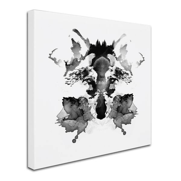 Trademark Fine Art 24 in. x 24 in. Rorschach by Robert Farkas Printed  Canvas Wall Art ALI2248-C2424GG - The Home Depot