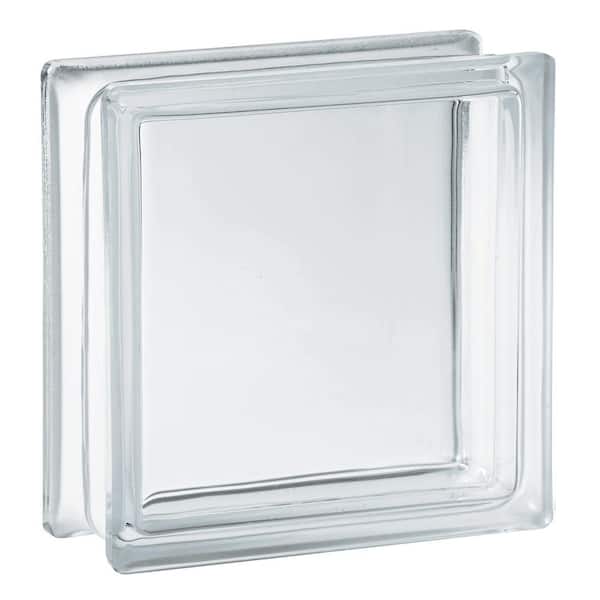 Clearly Secure 3 in. Thick Series 8 in. x 8 in. x 3 in. (10-Pack) Clear Pattern Glass Block (Actual 7.75 x 7.75 x 3.12 in.)