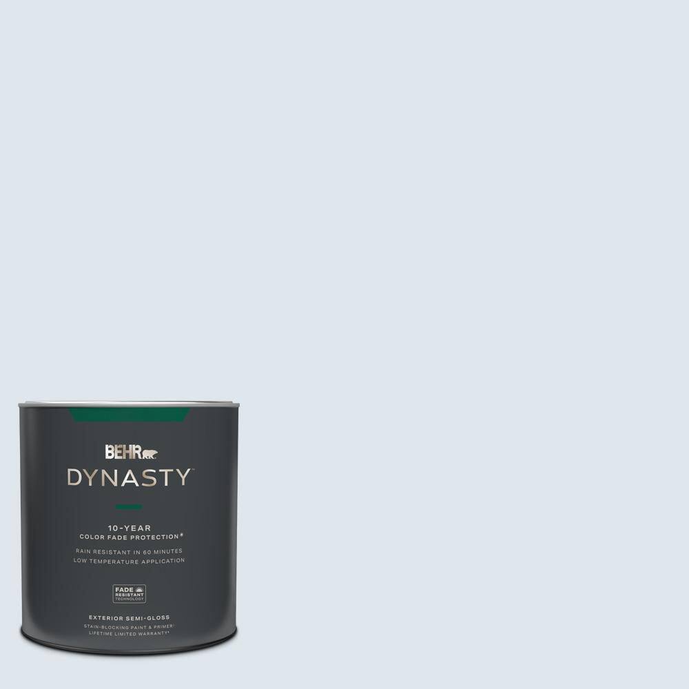 BEHR DYNASTY 1 qt. 580A1 Fog SemiGloss Exterior StainBlocking Paint