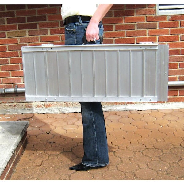 6 ft. x 28.5 in. Single Fold Portable Wheelchair Scooter Ramp