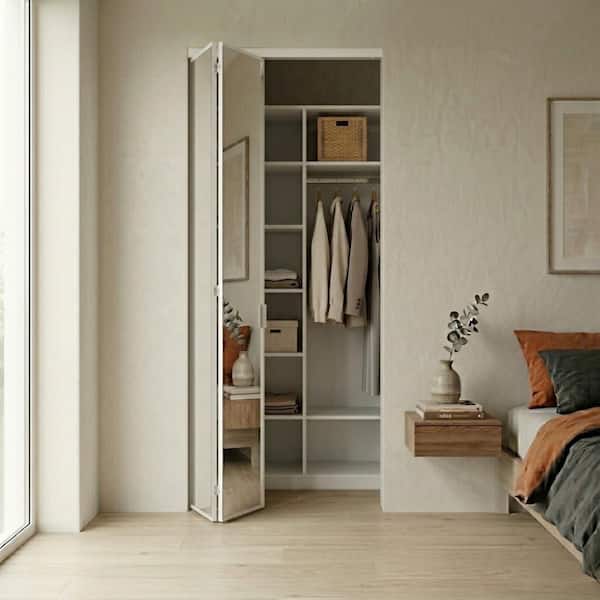 Impact Plus 36 in. x 80 in. Polished Edge Mirror Solid Core MDF