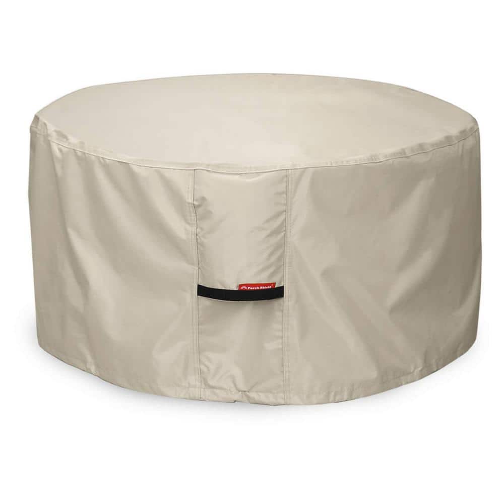 50 in. D x 24 in. H Waterproof 600D Heavy Duty Round Patio Fire Pit Table C