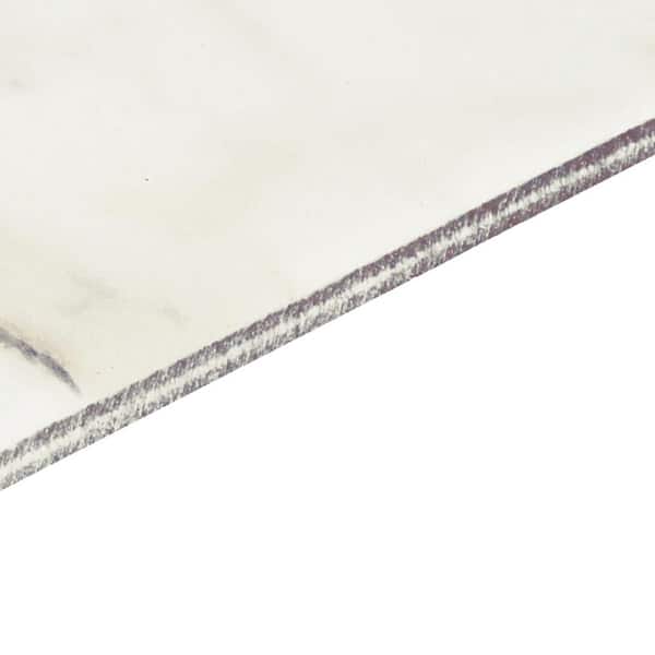 モラモラi Daltile Lamora Marble Gilded White 8 in. x 9 in. Glazed