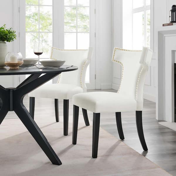 modway curve dining chair