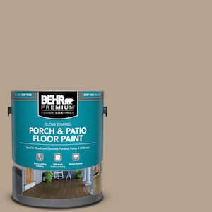 1 gal. #PFC-33 Washed Khaki Gloss Enamel Interior/Exterior Porch and Patio Floor Paint