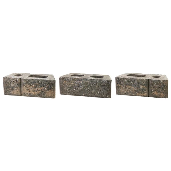 Pavestone RockWall Large 17.44 in. x 6.0 in. x 7.0 in. Marine Concrete Retaining Wall Block