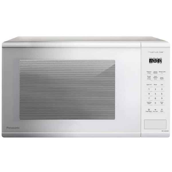 Panasonic 20.4 in. 1.3 Cu. Ft. Countertop Microwave in White with Genius Cooking Sensor
