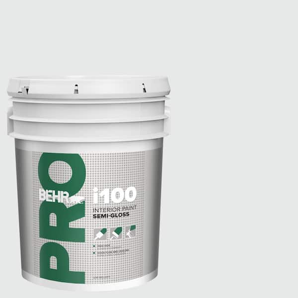 BEHR PRO 5 gal. #PR-W10 Swirling Water Semi-Gloss Interior Paint