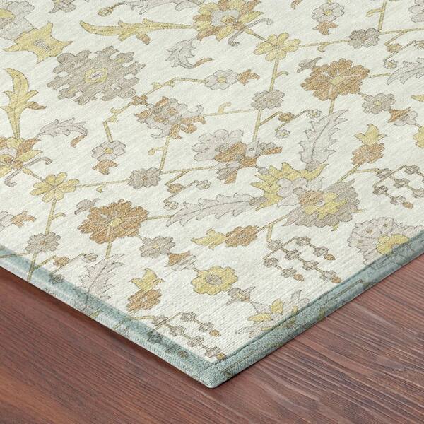 Chantille Machine Washable Indoor/Outdoor Abstract ACN2857 Ivory 3 ft. x 5 ft. Area Rug