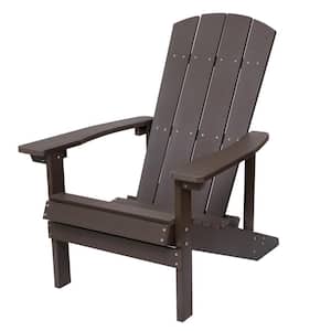 Brown Patio Furniture Features Adirondack Chairs Set of 1