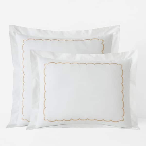 Company Cotton Scallop Percale Sham
