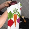 Set/2 Farm Fresh Veggie Medley Kitchen Dish Towels Cotton 16x25