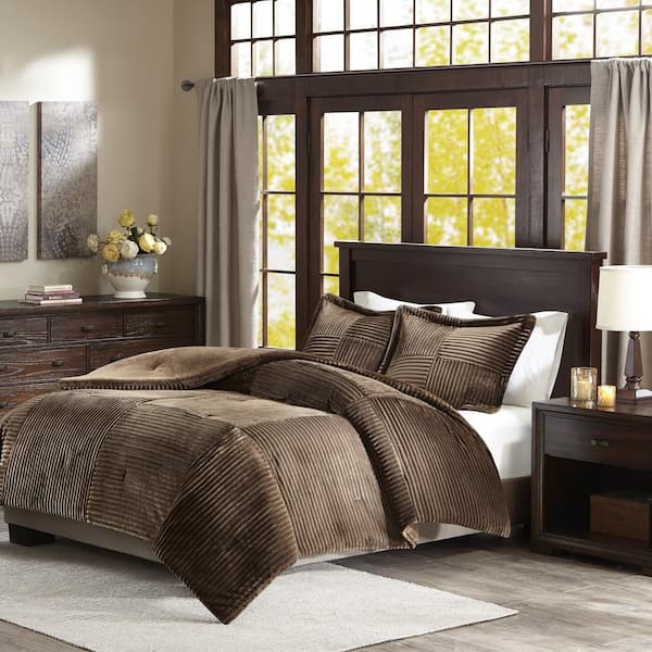 Williams Brown California King Down Alternative Comforter