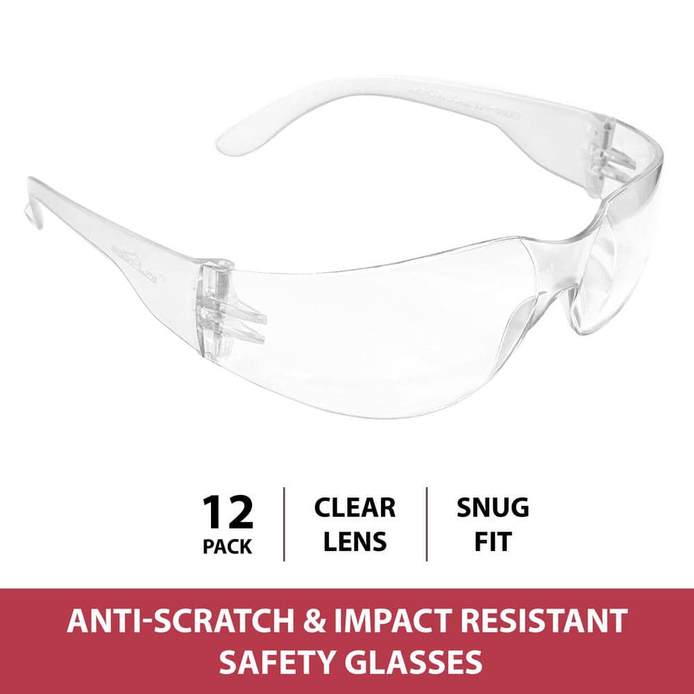 Reviews for Safe Handler Hyline Safety Glasses : Clear, Ansi Z87.1, Impact  Resistant, Anti-Scratch, 12-Pairs (1 Box)