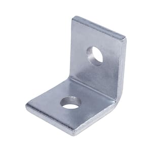 Heavy Duty Shelf Bracket; with 3/8 in. Hole; MAX LOAD 250 lbs!; L Corner Brace; for Plumbing and Decor; Iron