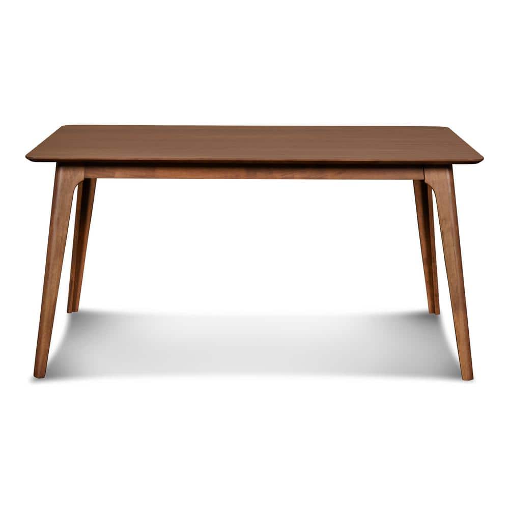 Oscar 60" Walnut Mid-Century Modern Dining Table