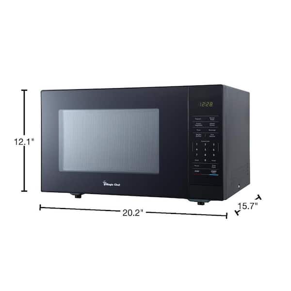 Commercial Chef 1.1-Cu. Ft. Countertop Microwave - Black CHCM11100B, Color:  Black - JCPenney