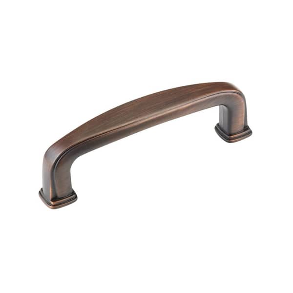 Richelieu Hardware Charlemagne Collection 3 in. (76 mm) Brushed Oil-Rubbed Bronze Transitional Cabinet Bar Pull