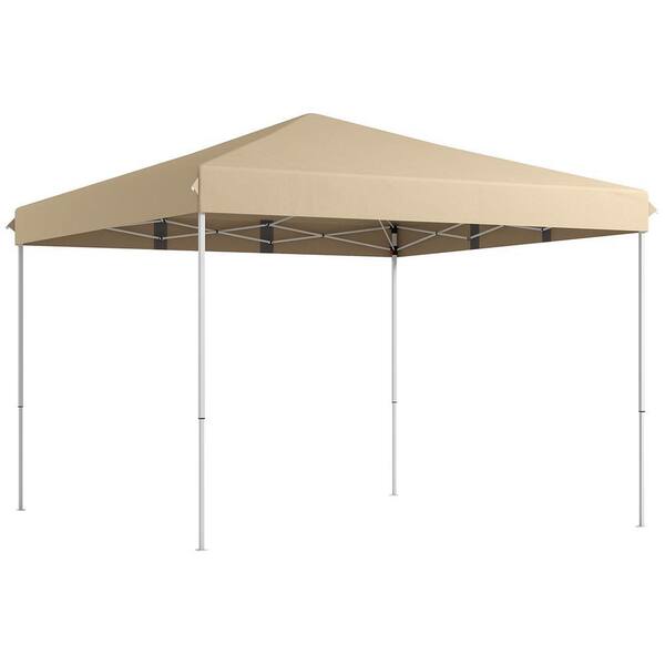 Poppo　ベージュ 13 ft. x 13 ft. Outdoor Pop-Up Gazebo, Height Adjustable Canopy