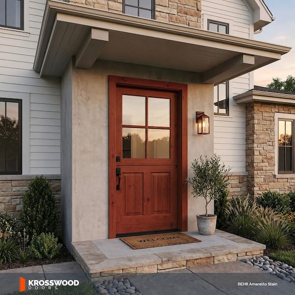 Krosswood Doors Dutch 32 in. x 80 in. Knotty Alder Left-Hand