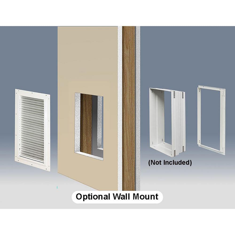 Small Aluminum Frame Pet Door with Magnetic Lock