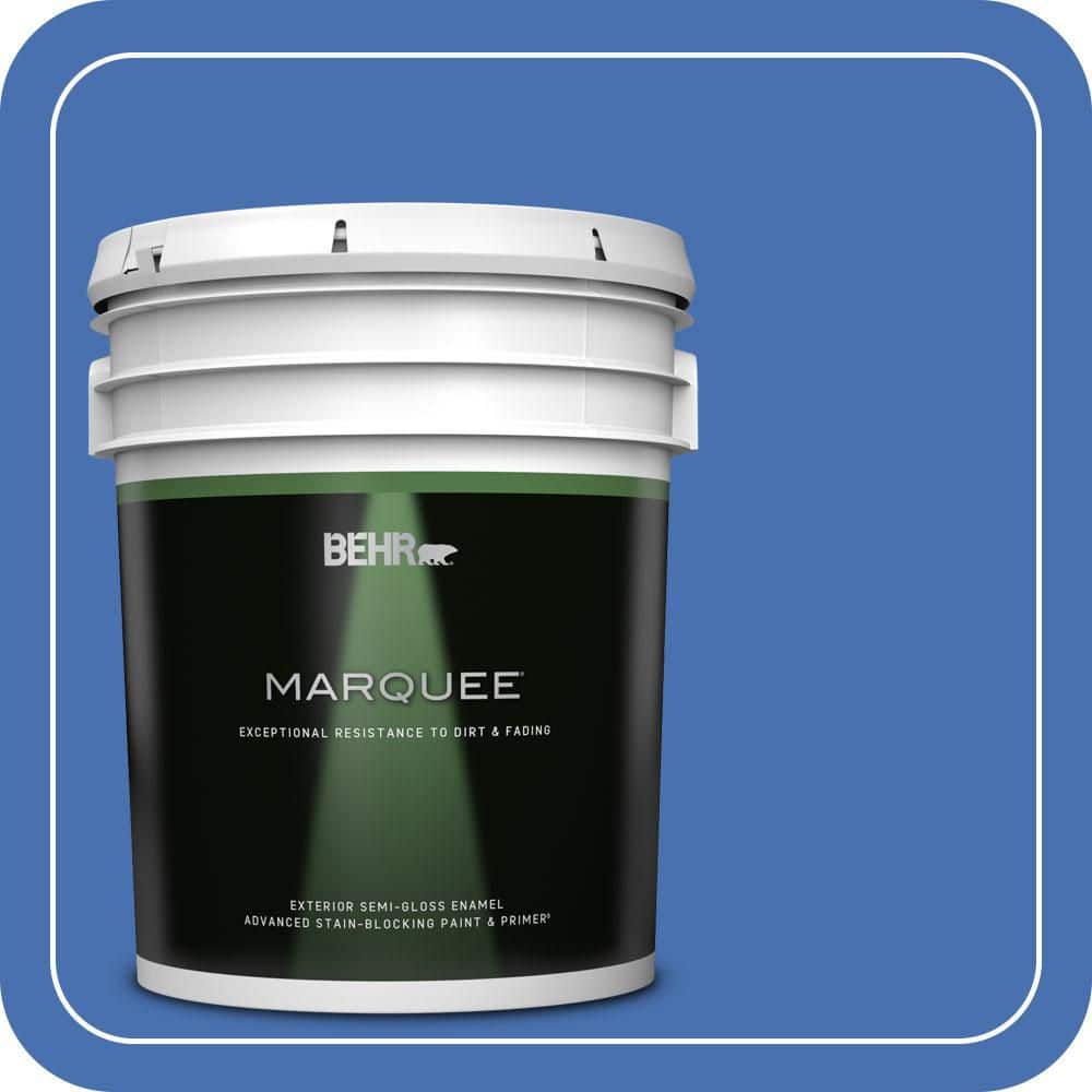 5 gal. Home Decorators Collection #HDC-SM16-07 Croquet Blue Semi-Gloss Enamel Exterior Paint & Primer price history on PriceWatchPro