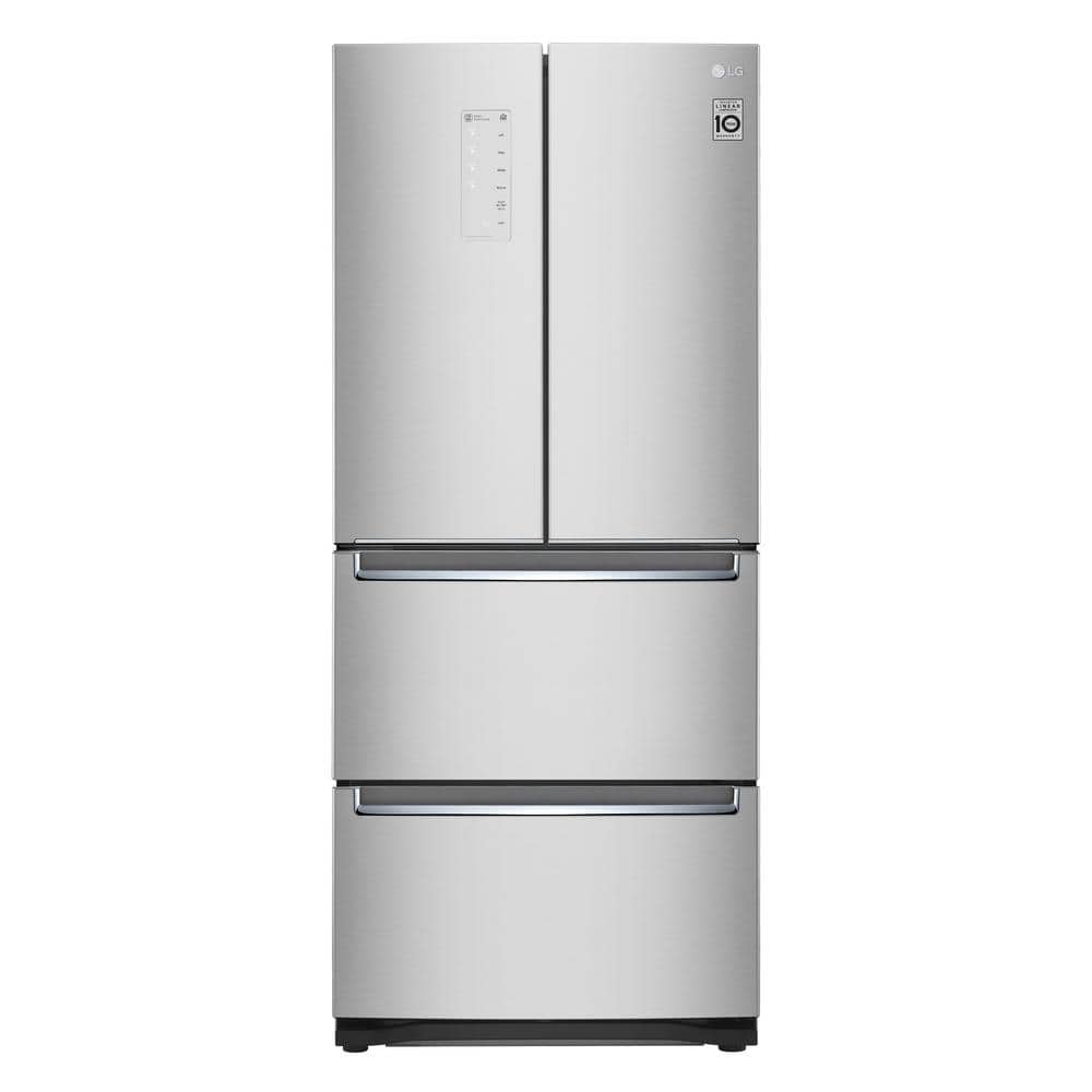 14 cu. ft. 4-Door Kimchi Specialty Refrigerator with Convertible Temperature Zones in Noble Steel, ENERGY STAR