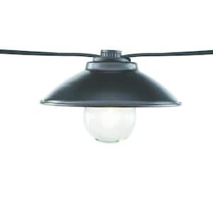 10-Light 11 ft. Outdoor/Indoor Line Voltage G40 Bulb Incandescent String Light