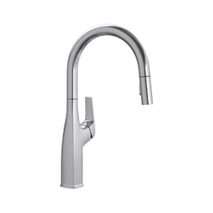 Rivana Single-Handle Pull-Down Sprayer Kitchen Faucet in Stainless