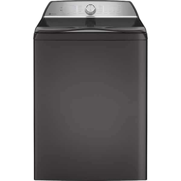 GE - Profile 4.9 cu. ft. High-Efficiency Smart Top Load Washer in Diamond Gray with Microban Technology, ENERGY STAR