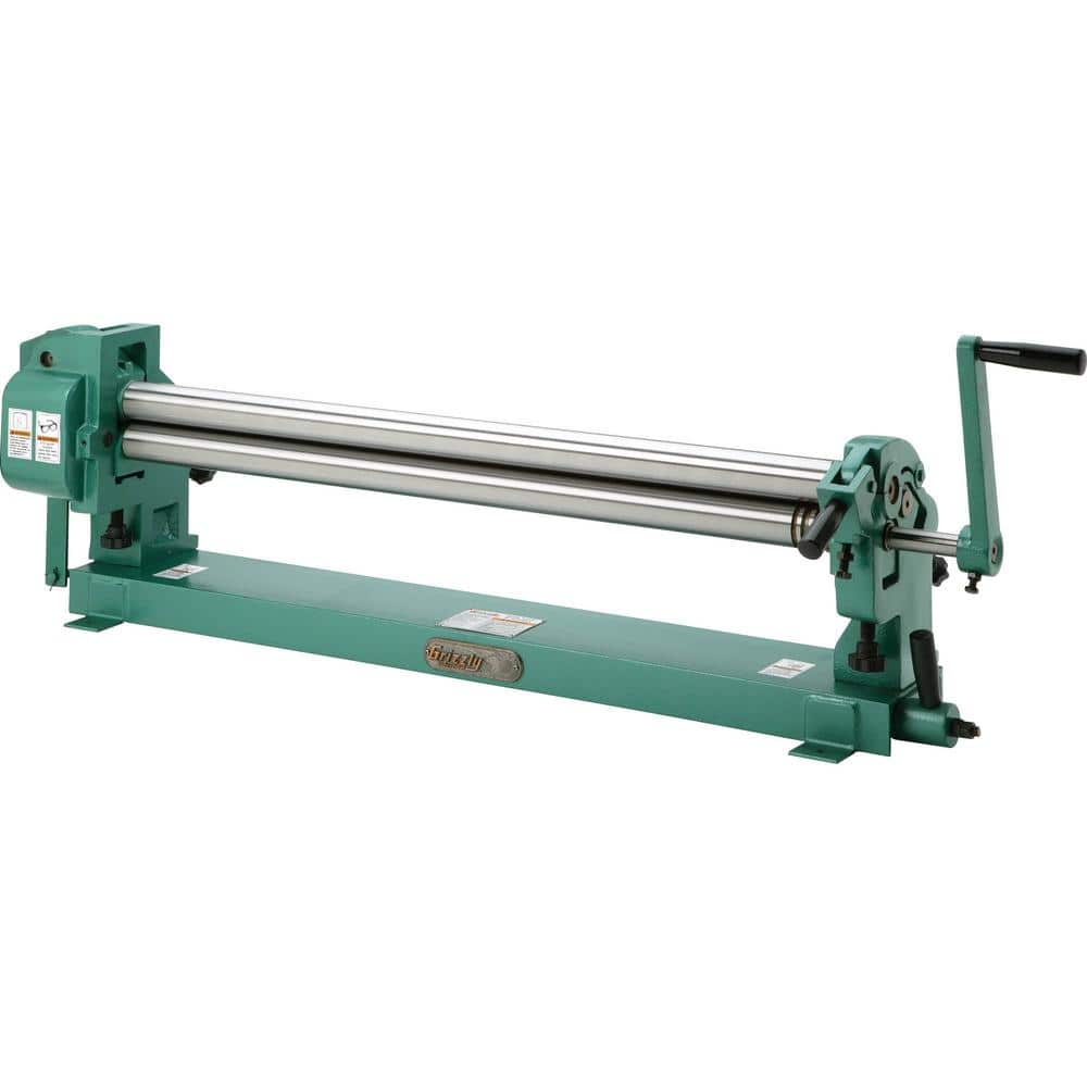 Grizzly Industrial 22Gauge, 36" Slip Roll T21318 The Home Depot