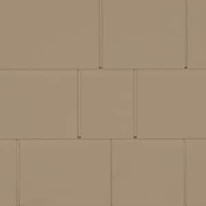 NovikShake 16.6 in. x 47 in. NP Northern Perfection Polymer Siding in Khaki (11 Panels Per Box, 48.8 sq. ft.)
