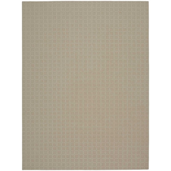 Natural Harmony Desert Springs Eggshell 5 ft. x 7 ft. Custom Area Rug with Pad