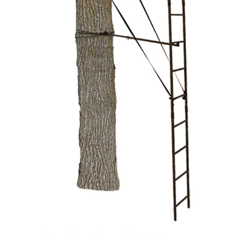 17 ft. Warrior DXT Lightweight Portable Hunting Outside Tree Stand Ladder