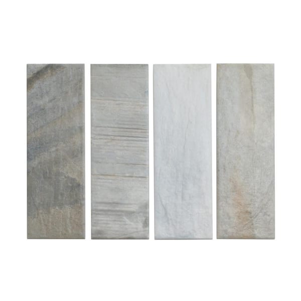 Apollo Tile Lockwood Brown 4.3 in. x 13 in. Matte Porcelain Wall and Floor Sample Tile (0.388 sq. ft./Piece)