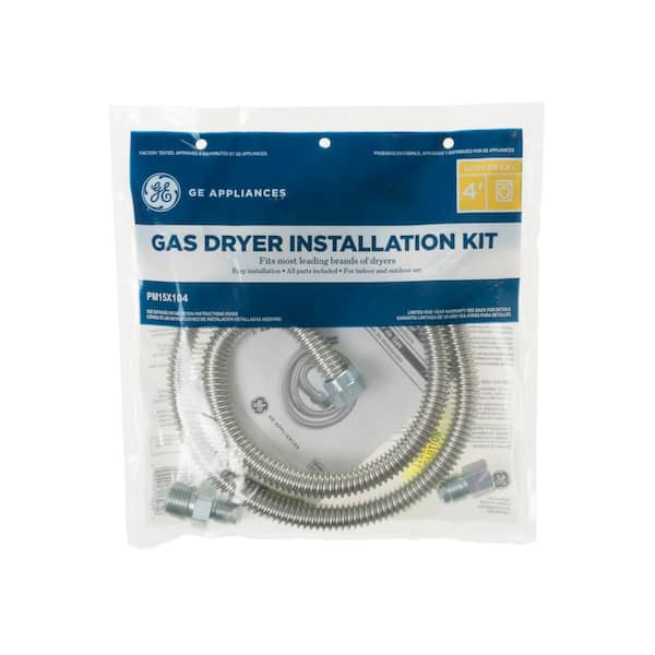 gas dryer set up