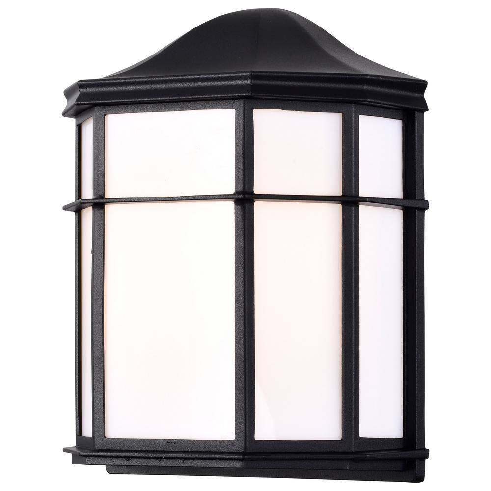 Black Aluminum Dimmable LED Outdoor Lantern