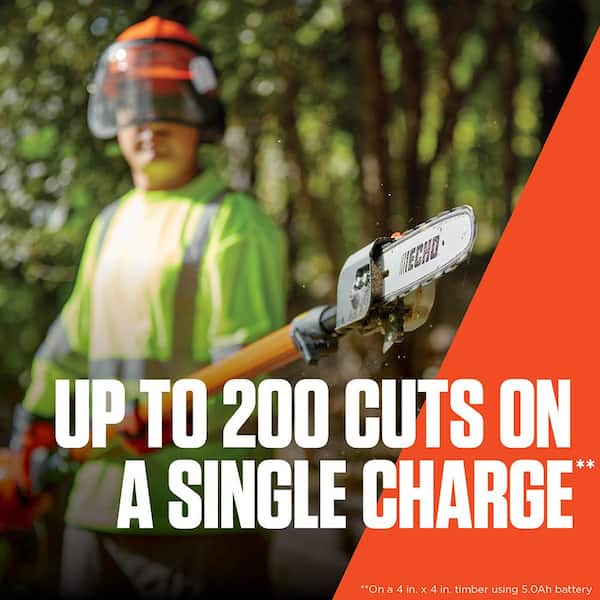 10 in. Bar 56-Volt X Series Cordless Battery 12 ft. Telescoping Shaft with 16' Reach Power Pole Saw (Tool Only)