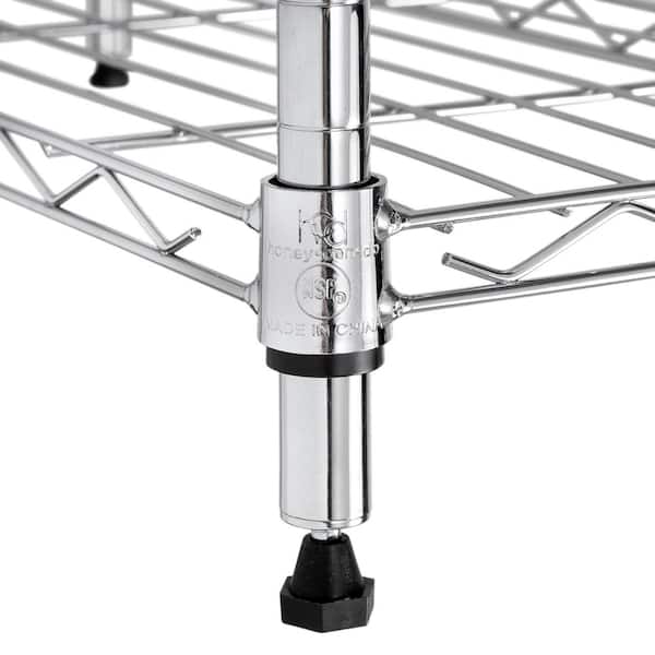 Honey Can Do Steel 20 in. W x 72 in. H x 10 in. D 6-Tier L