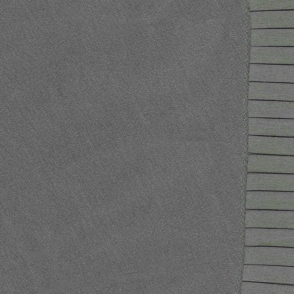 Gray Faux Silk Blackout Pleated Curtain Panel 52" x 108"