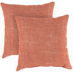 18 in. L x 18 in. W x 4 in. T Outdoor Throw Pillow in Tory Sunset (2-Pack)