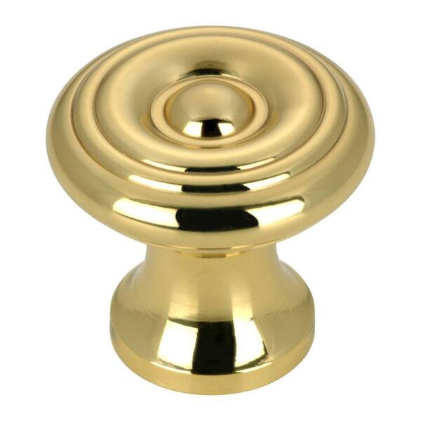 Richelieu Hardware 1 in. Brass Cabinet Knob