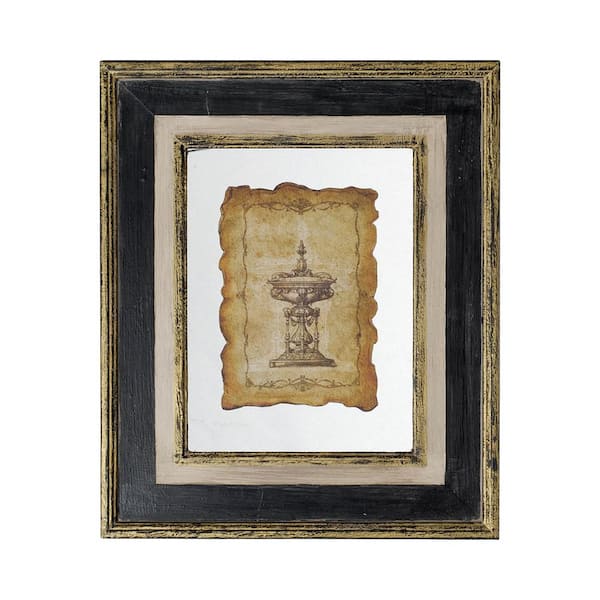 Miscool Anky 1-piece Framed Art Print 18 in. x 22 in. Lucian Framed Antiqued Sculpture Print