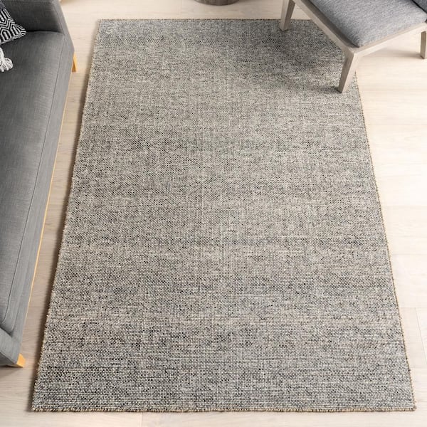 Katniss Coastal Transitional Area Charcoal 5 ft. x 8 ft. Indoor Area Rug
