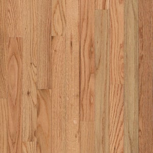 Laurel Natural Oak 3/4 in. Thick x 2-1/4 in. Wide x Varying Length Solid Hardwood Flooring (20 sqft / case)
